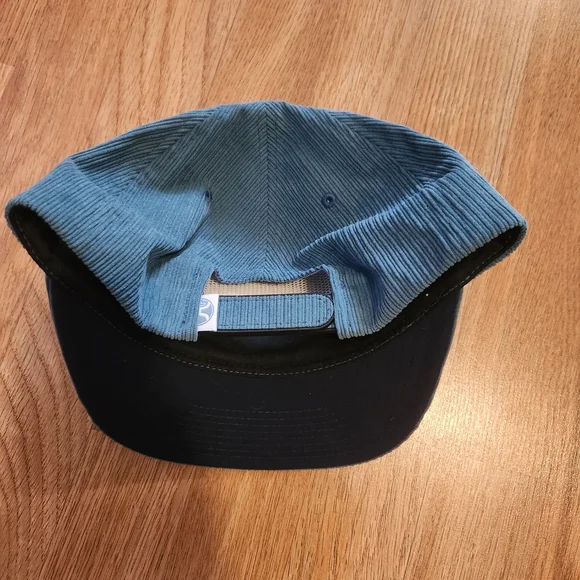 "Local" Hooey Hat Teal Corduroy w/White/Teal/Tan Patch - Picture 2 of 5